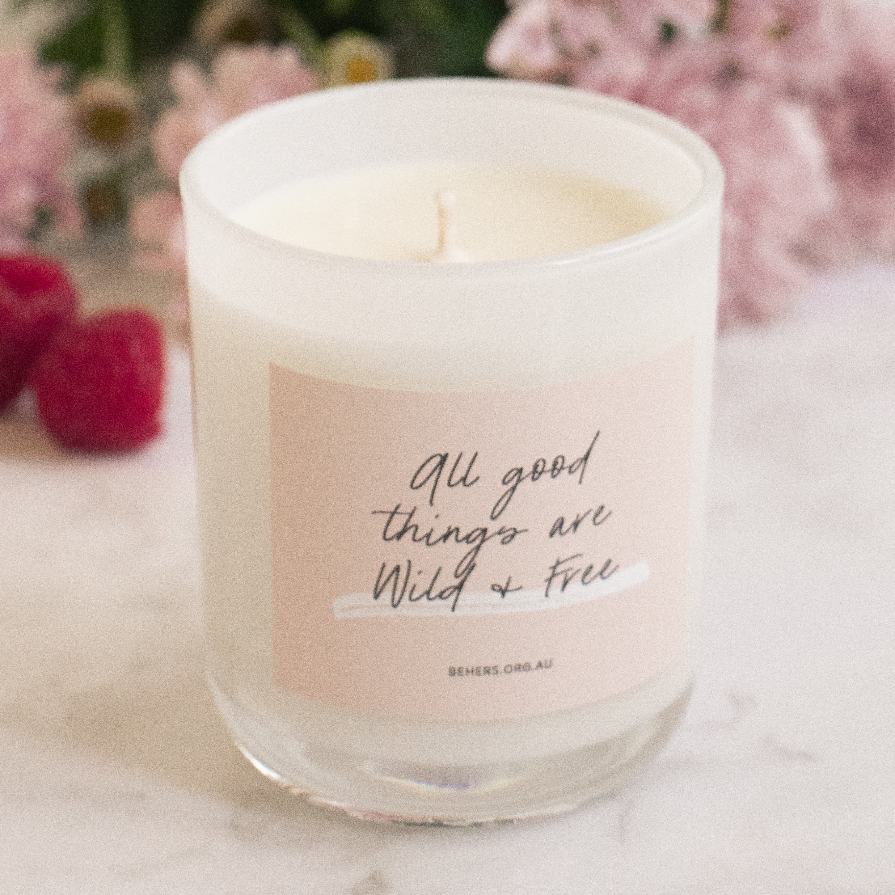 Wild & Free Candle - Wild Raspberry